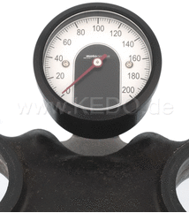 Kedo Mounting Bracket for Motogadget 'Motoscope Tiny' Speedometer (instead of main switch at upper SR-yoke, suitable for speedometer 40354 until d.o.p. 2015) | 62005