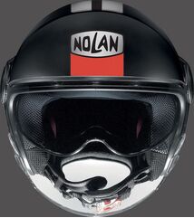Nolan / ノーラン ジェット ヘルメット N21 VISOR AGILITY, Black Red