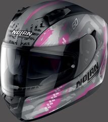 Nolan / ノーラン フルフェイス ヘルメット N60-6 WHEELSPIN, Black Pink