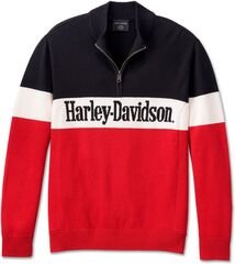 Harley-Davidson Sweater-Knit, Colorblock-Design-Chili Pepper | 96190-24VM