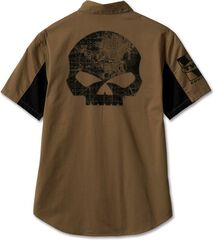 Harley-Davidson Shirt-Woven, Stone Gray | 96232-24VM