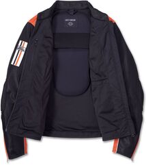 Harley-Davidson Jacket-Cora,3In1,Mesh Txtil, Black/Orange | 98144-23EW