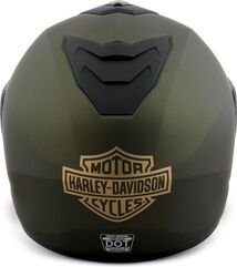 Harley-Davidson Capstone サン・シールド Ii H31 モヂュラー ヘルメット, Matt Denim Mineral Green | 97130-23VX