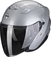 スコーピオン オープンフェイスヘルメット Exo 230 ソリッドシルバー | 23-100-11