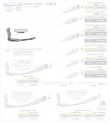 ARROW / アロー SUZUKI GSX-R 1000 '17 4:2:1 ステンレス RACING コレクター キャタライザー無し | 71660MI