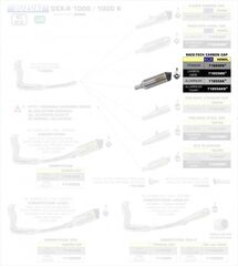 ARROW / アロー SUZUKI GSX-R 1000 '17 eマークカーボン RACE TECH サイレンサー カーボンエンドキャップ付 オリジナル / Arrowコレクター用 | 71855MK