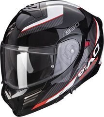 Scorpion / スコーピオン Exo モジュラーヘルメット 930 Navig ブラックレッド | 94-368-238