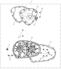 TRIUMPH / トライアンフ Clutch Cover Assy Chrome | T1267987
