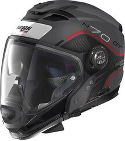 Nolan / ノーラン モジュラー ヘルメット N70-2 GT 06 FLYWHEEL N, Lava Grey Matt, Size XXS | N7Z0005860529