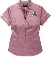 Harley-Davidson Shirt-Woven, Dusky Orchid | 96269-23VW