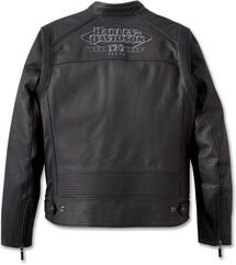 Harley-Davidson Men'S 120Th Anniversary Revelry Leather Jacket, Black | 97030-23EM
