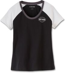 Harley-Davidson Tee-Knit, Colorblock-Design-Black Beauty | 97475-23VW