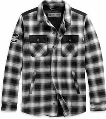 Harley-Davidson Arterial Abrasion-Resistant Riding Shirt Jacket, Black/White | 98147-20EM