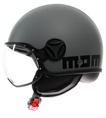 MOMO DESIGN / モモ デザイン ヘルメット FGTR CLASSIC 欧州E2206認証, モノマット グレー/ブラック | 21184A7001002