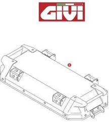 GIVI / ジビ Lid Alu シルバー 左側 For Obkn48Al | ZOBKN48ALCM