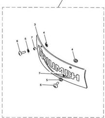 TRIUMPH / トライアンフ WASHER, NYLON, 11.1x5.8x2.0 A9910077 Trouvez sur quels | A9910077