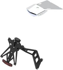 LighTech / ライテック Silver Adjustable License Plate Holder Kit | KTARBM110A2