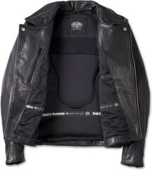 Harley-Davidson Men'S 120Th Anniversary Cycle Champ Leather Biker Jacket, Black | 97023-23EM