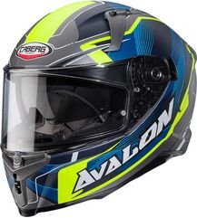 CABERG AVALON X オプティック ヘルメット ブルー イエロー | C2QI60L8