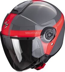 Scorpion / スコーピオン Exo City 2 Short Helmet Grey Red XS | 183-424-318-02