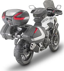 GIVI / ジビ Windscreen for Honda CB500X 19-, color clear, dim. HxW 58x45 cm, 15 cm higher than oe | D1171ST