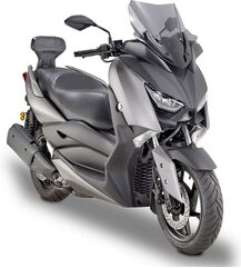 GIVI / ジビ Windscreen for Yamaha X-Max 125 18-, X-Max 300, X-Max 400 18- color Smoke, dim. HxW 43,5x43,5 cm, low profile sport screen, fits oe headlight fairing | D2136S