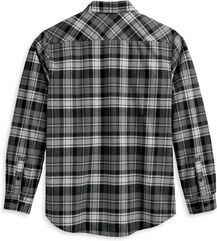 Harley-Davidson Shirt-Woven, Black Plaid | 96360-23VM