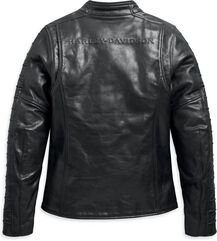 Harley-Davidson Ozello Perforated Leather Jacket, Black | 98008-20EW
