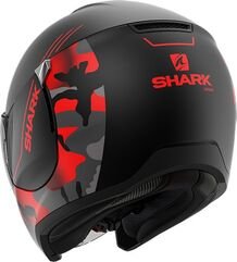 Shark / シャーク オープンフェイスヘルメット CITYCRUISER GENOM Mat ブラック レッド アンスラサイト/KRA | HE1935KRA