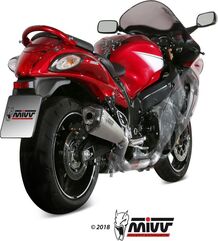 MIVV / ミヴマフラー POWER EVO Full sys. 4x2x1 Muffler DELTA RACE FULL TITANIUM carbon cap For SUZUKI GSX-R 1 | R.SU.0002.SDRT