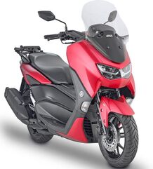 GIVI / ジビ Windscreen for Yamaha N-MAX 125/155 15-20, color clear, dim. HxW 58,5 x 41 cm, 15,5 cm higher than stock, D2153KIT fitting kit required to install (not included) | 2153DT