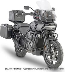 Givi / ジビ ウインドスクリーン Harley Davidson Pan America 1250 dim. HxW 46x495cm 45cm（高さ）D8400KIT フィッティングキット別途必要 | 8400DT