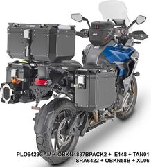 Givi / ジビ スペシフィックパニアホルダー Monokey Cam-Side Trekker Outback サイドケース for Triumph Tiger 1200 GT Explorer | PLO6423CAM