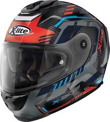 Nolan / ノーラン X-LITE フルフェイス ヘルメット X-903 ULTRA BACKSTREE, Red Blue, Size XS | X9U0006690697