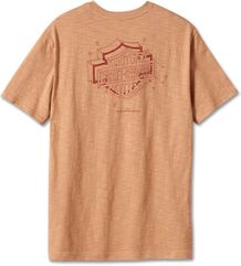 Harley-Davidson Tee-Knit, Tannin | 96064-24VM