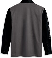 Harley-Davidson Men'S Mechanic Shirt, Colorblock-Design-Blackened Pearl | 96135-23VM
