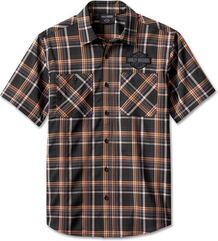 Harley-Davidson Shirt-Woven, Natural Plaid | 96621-23VM