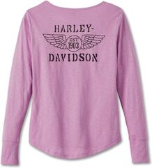 Harley-Davidson Top-Knit, Lavender Herb | 97488-23VW