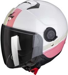 Scorpion / スコーピオン Exo ジェットヘルメット City Strada ホワイト Coral | 83-336-293