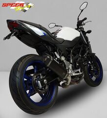 Bodis (ボディス) P-TEC IIN スリップオンマフラー ステンレスブラック | SSV650-011