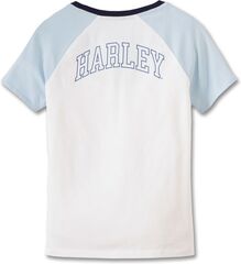 Harley-Davidson Tee-Knit, Colorblock-Design-Bright White | 97474-23VW