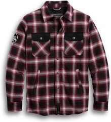 Harley-Davidson Arterial Abrasion-Resistant Slim Fit Riding Shirt Jacket, Plaid | 98124-20EM