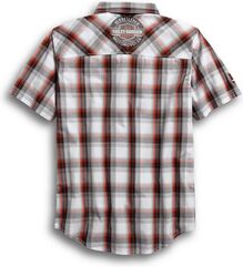 Harley-Davidson Genuine Oil Can Plaid Shirt, Plaid | 99067-18VM