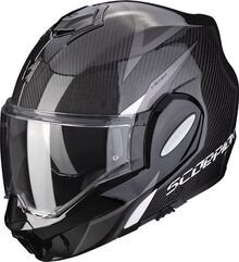 Scorpion / スコーピオン Exo モジュラーヘルメット Tech Carbon Top ホワイト | 18-397-55