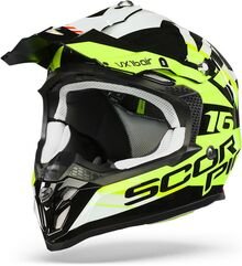 Scorpion / スコーピオン Exo Offroad Helmet Vx-16 Air X Turn ブラック フルオイエロー | 46-332-229