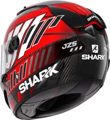 Shark / シャーク フルフェイスヘルメット RACE-R PRO カーボン ZARCO SPEEDBLOCK カーボン レッド ホワイト/DRW | HE8659DRW
