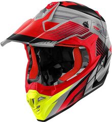 GIVI / ジビ 60.1 FRESH, Matt Red / Black / Titanium, Size XL | H601FFRRT61