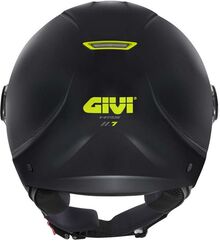 GIVI / ジビ Jet helmet 11.7 SOLID COLOR Matte Black/Yellow, Size 55/S | H117BN90055