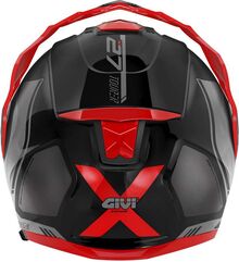 GIVI / ジビ Flip-up helmet X.27 TOURER GRAPHIC Black/Red, Size 54/XS | HX27RTRBR54
