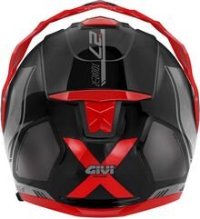 GIVI / ジビ Flip-up helmet X.27 TOURER GRAPHIC Black/Red, Size 56/S | HX27RTRBR56